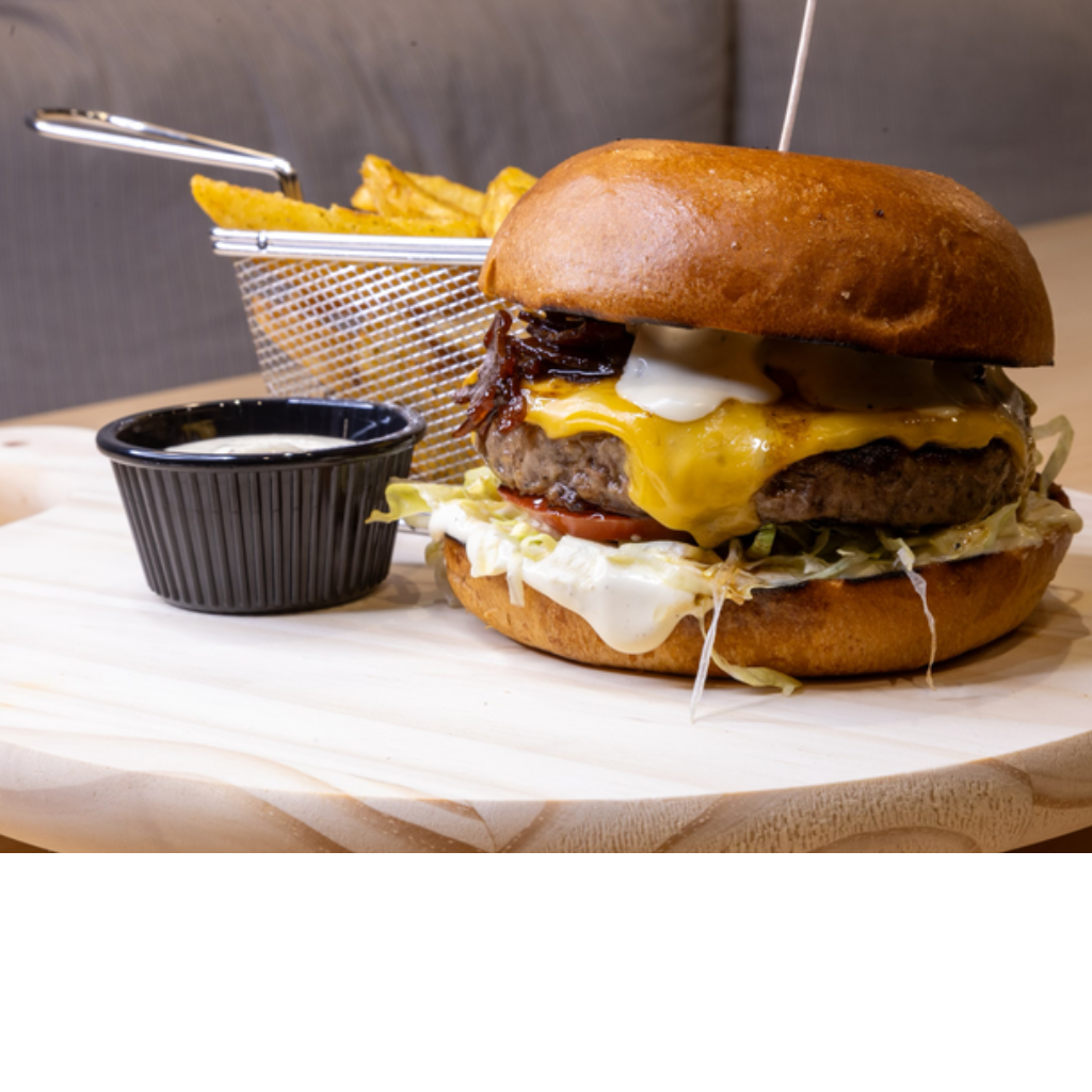 Burger black angus