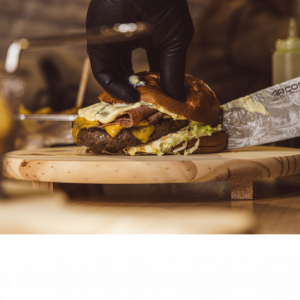 Old school burger