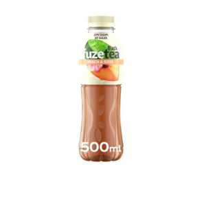 Fuze Black Ice Tea ροδάκινο & τριαντάφυλλο 500ml ΧΩΡΙΣ ΖΑΧΑΡΗ